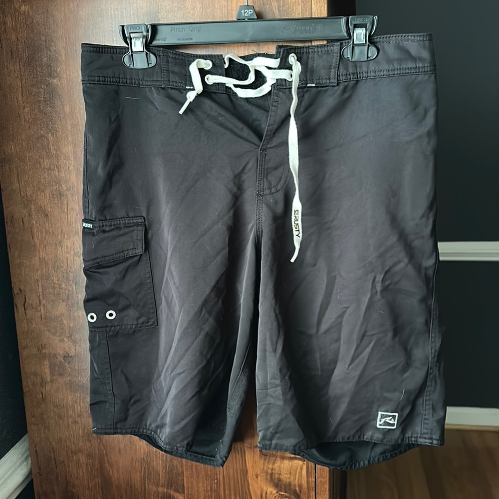 Men’s Rusty swim board shorts. Size 32.